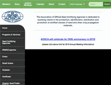 Tablet Screenshot of aosca.org